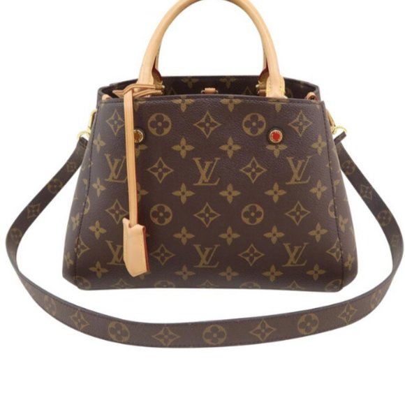 Louis Vuitton Handbags - 💯 Auth Louis Vuitton Montaigne BB Satchel Bag